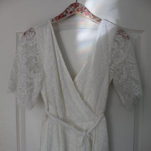 Lace White Romper